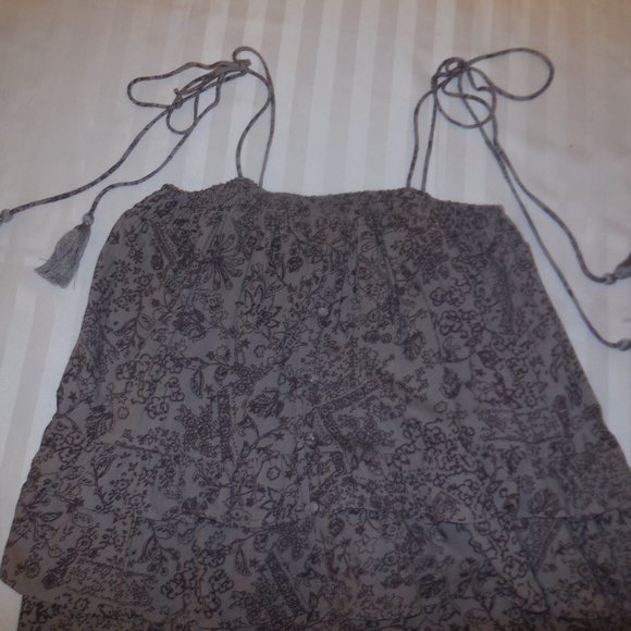 Transformer Dress-Skirt NWT SMALL Long Layered Floral Sundress Summer full skirt - Picture 6 of 10